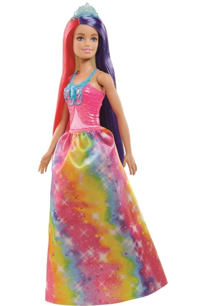 Barbie Păpușă prințesă Mattel Dreamtopia cu păr lung GTF38