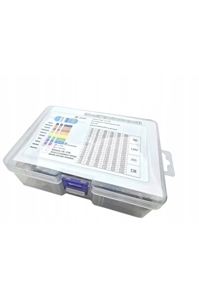 Planeta KIT REZISTOARE 0,5W 1% 1300 bucăți PRECIZIUNE cutie organizatoare (5365)