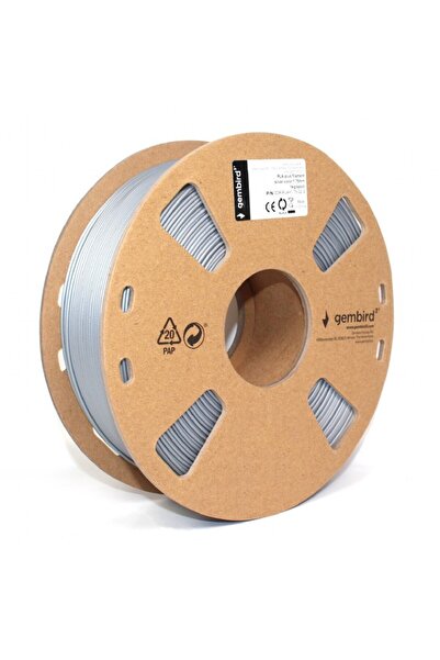 Gembird Filament imprimantă 3D PLA PLUS/1.75mm/argintiu