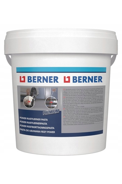 BERNER Convertor și Pastă pentru Îndepărtarea Ruginii POWER Premium 1KG
