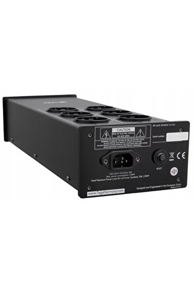 NO BRAND TAGA Harmony PF-600 Prelungitor cu 6 prize 1,5 m NEGRU