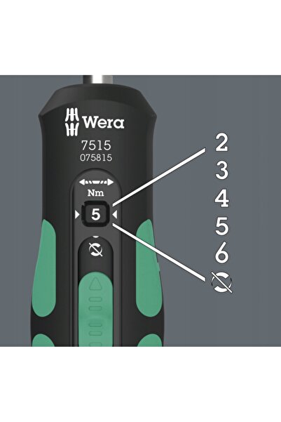 wera CHEIE DINAMOMETRICĂ SAFE-TORQUE SPEED 7515,2-6 NM, 1/4 05075815001