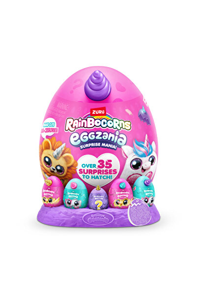 NO BRAND RainBocorns - Eggzania Suprise Mania - Surpriză - Corn Auriu - 9258