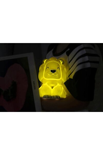 NO BRAND Lampa de noptieră din silicon cu alimentare USB Dhink Leu