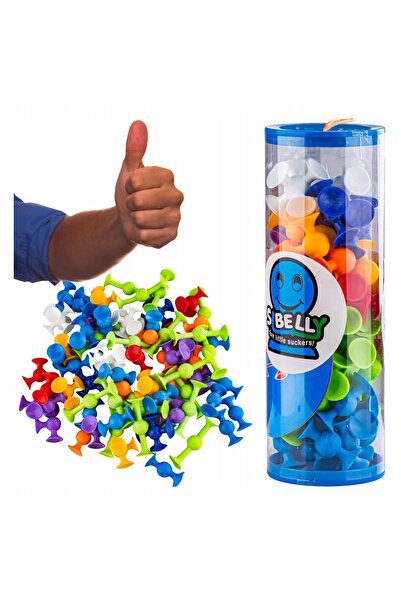 ChRLD Ventuze mari, blocuri colorate din silicon pentru construcții, 50 de bu...