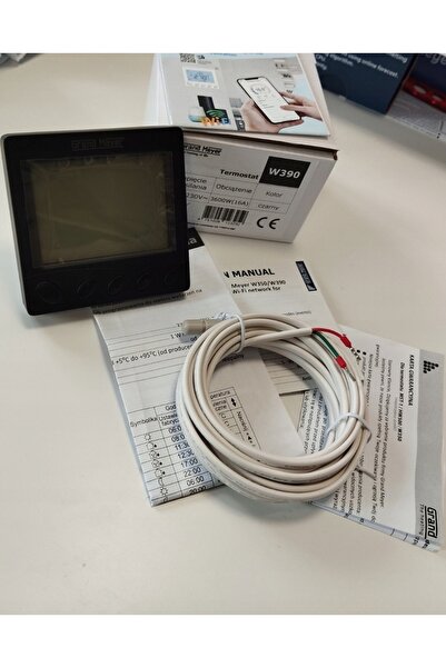 NO BRAND Termostat cu modul Wi-Fi W390 negru GRAND MEYER