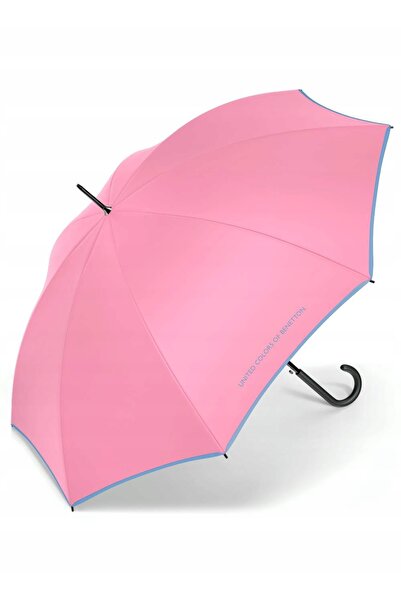 NO BRAND Umbrelă de soare lungă automată Benetton Long AC - viitor rozaliu