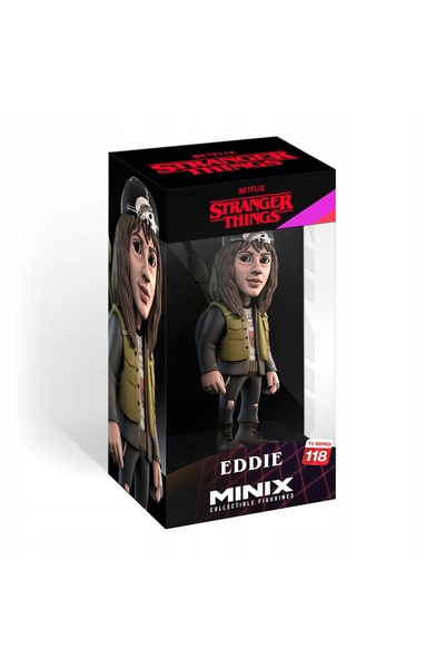 MINIX Figurină Stranger Things Eddie 12cm, în cutie, model de colecție