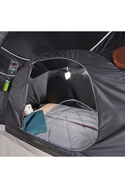 NO BRAND Cort de camping Quechua Arpenaz 4.2 F&B pentru 4 persoane, cu 2 dorm...