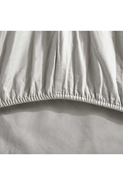 NO BRAND Cearșaf cu elastic din satin bej taupe 90x200 + 30 CM, diverse culori