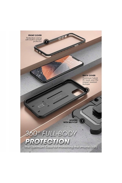 Supcase Unicorn Beetle Pro UB Husă iPhone 15 tip armură cu suport