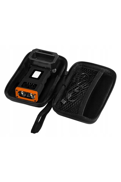 NEO Tools Lanternă frontală reîncărcabilă 500 lm LED, bază de încărcare, magn...
