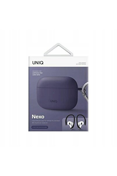 uniq Husă din silicon Nexo pentru AirPods Pro 2 + cârlige pentru urechi