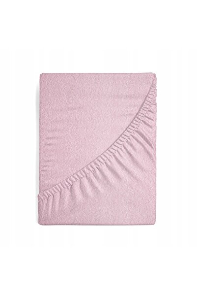 NO BRAND Cearșaf de pat Fortte cu elastic 140 x 200cm, H.20cm - Pudra