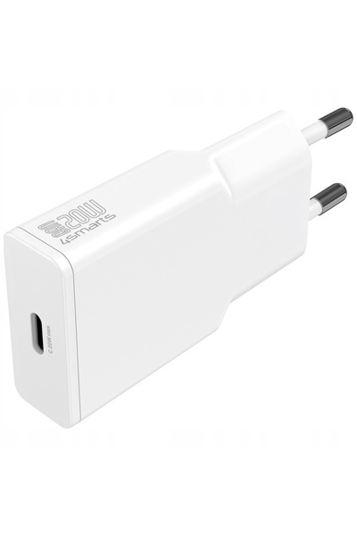 NO BRAND 4smarts PDPlug Slim 20W GaN Încărcător de perete USB-C + Cablu USB-C...