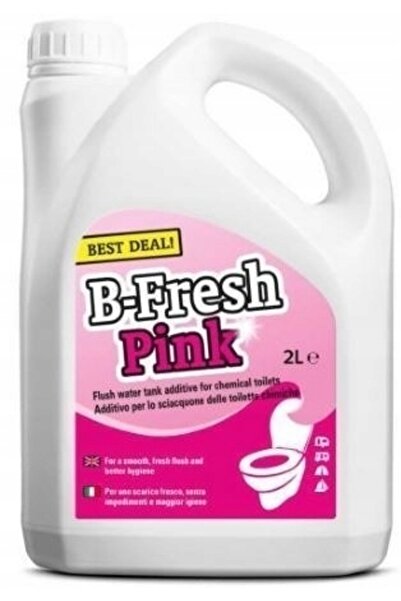 NO BRAND 2x Lichid pentru toalete chimice de camping B-Fresh Pink 2 l - Thetford