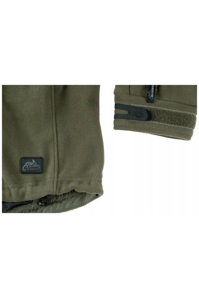 NO BRAND Hanorac bărbătesc din fleece Helikon Patriot termic cu glugă verde o...