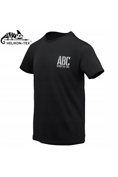 NO BRAND Tricou imprimat bărbați bumbac Helikon T-shirtScud ABC - Negru XXL