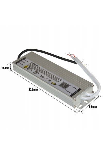 Plus Sursă de alimentare LED impermeabilă 12V 150W IP67 Modulară