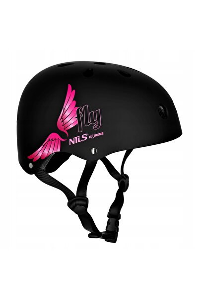 Nils Extreme Cască de bicicletă roz, role, trotinetă, patine cu rotile 58-61 CM