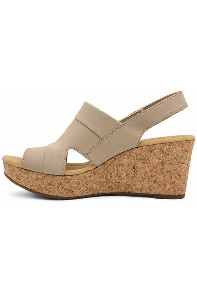 CLARKS Sandale de damă ANNADEL IVORY |   MĂRIME 41.5