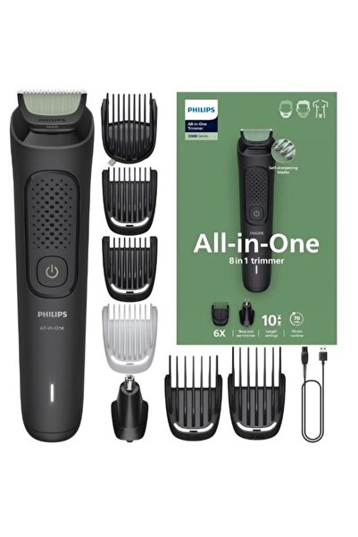 Philips Aparat de tuns multifuncțional 8-în-1 All-in-One 3000 MG3940/15, pent...