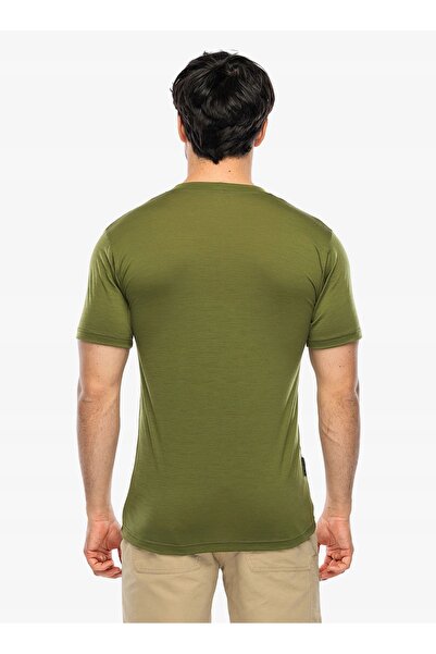 NO BRAND Tricou de drumeție Sensor Merino Active Hiking Tee SS - verde safari L