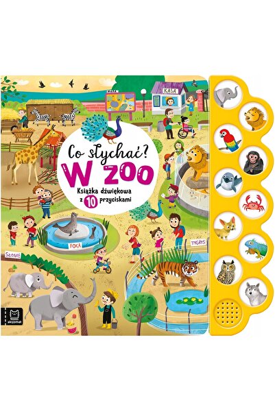 NO BRAND Ce se întâmplă? În grădina zoologică. Carte sonoră cu 10 butoane pen...