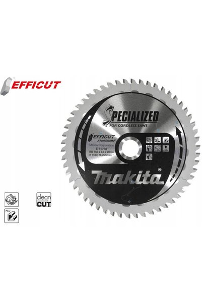 Makita E-16760 DISC DE TĂIERE EFFICUT PENTRU ALUMINIU 165x20mm 54Z x1,5mm