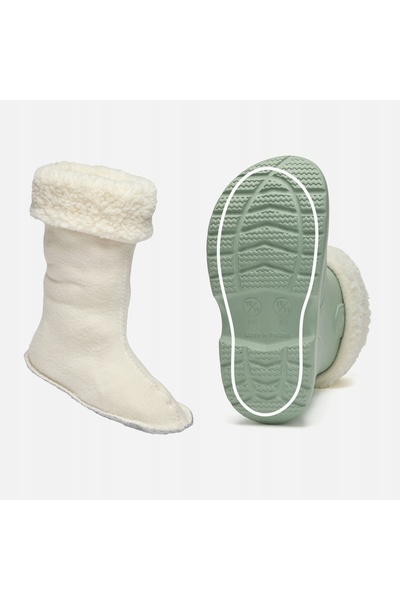 NO BRAND Cizme de cauciuc pentru copii, căptușite cu spumă, LADEHEID x Cammin...