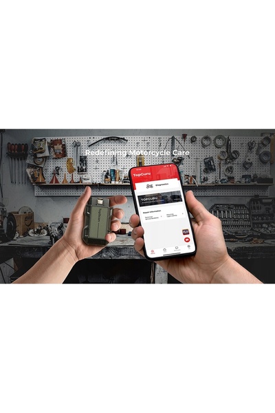NO BRAND TOPDON Topscan Moto OBD2 Bluetooth Instrument de diagnosticare fără fir