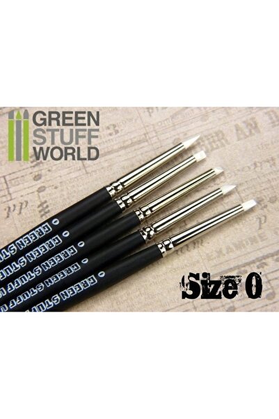 NO BRAND Green Stuff Pensule din silicon Mărimea 0 - Alb 5 buc.