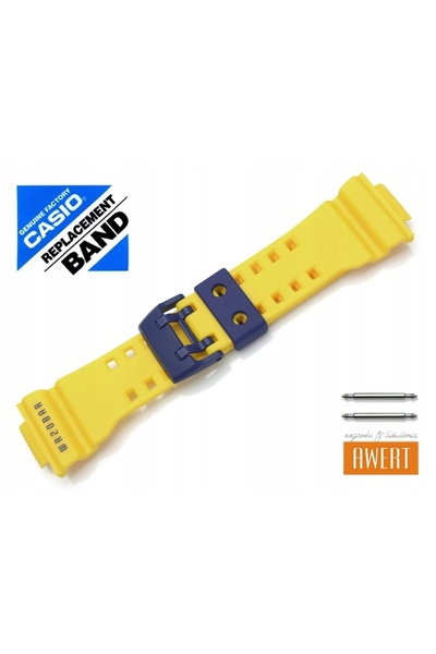 Casio CUREA ORIGINALĂ DE CEAS DIN PLASTIC GALBEN PENTRU G-SHOCK GA-400 -9B
