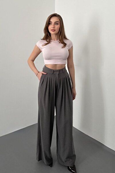 Generic Brand Gray Pleated Pants