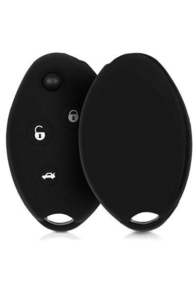 KWmobile KW Θήκη Κλειδιού Citroen - Σιλικόνη - 3 Κουμπιά - Black