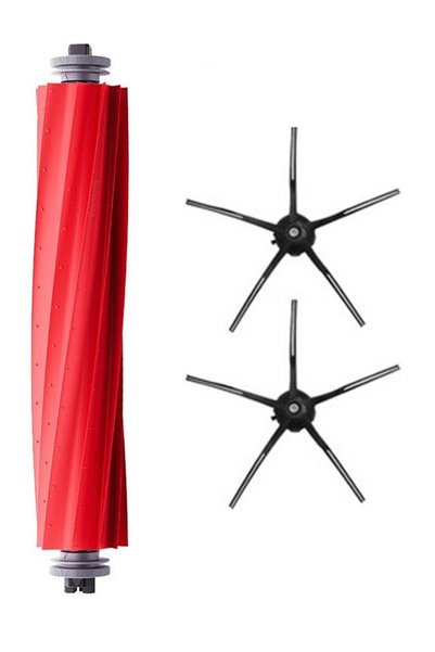 Rovexa Roborock G10 Compatible 1 Main Brush and 2 Black Side Brushes