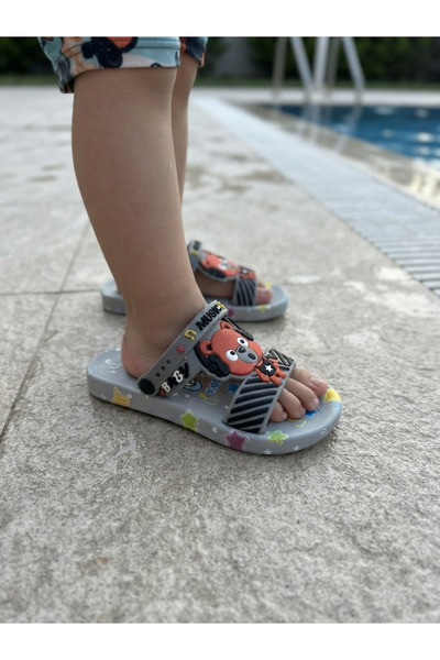 GEZER Summer Boys' Slippers-Sandals Suitable for Wet Ground, Home, Garden, Be...