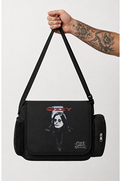 Fuddy Moda Unisex Ozzy Osbourne Printed Rock Music Themed Messenger Bag