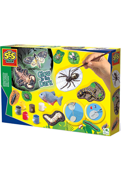 SES Creative Scary Animals Glow in the Dark Creative Set