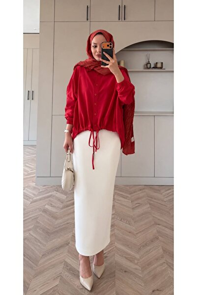 CNG MODA Plus Size Hijab Pencil Skirt