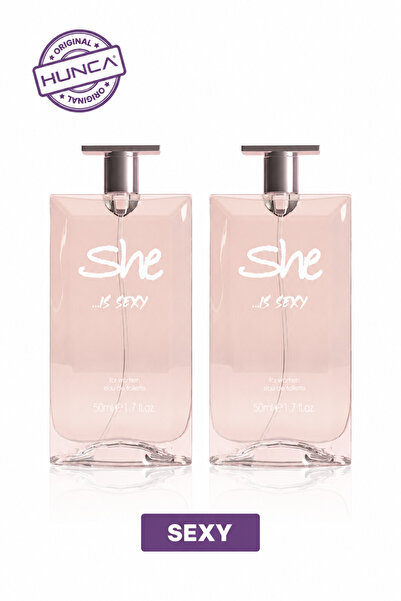 She Sexy Kadın Parfüm Edt (2 Adet x 50 ml)