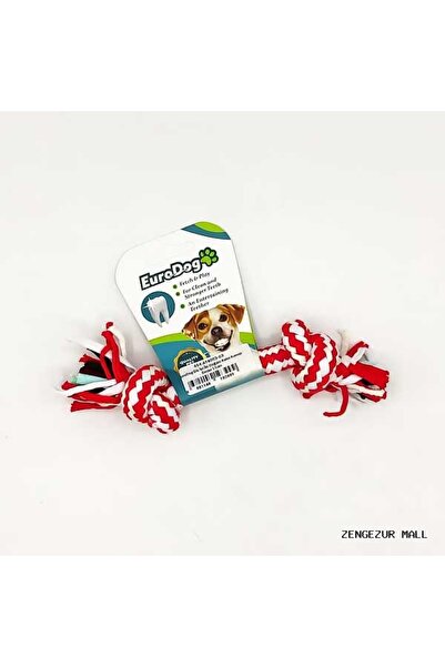Eurodog Zengezur Dental Floss Two Knots Thick Red (181230) White 15cm