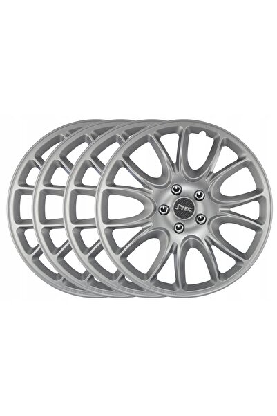 NO BRAND 4x Capace centrale de roată auto Universal Hero Silver, argintii, de...