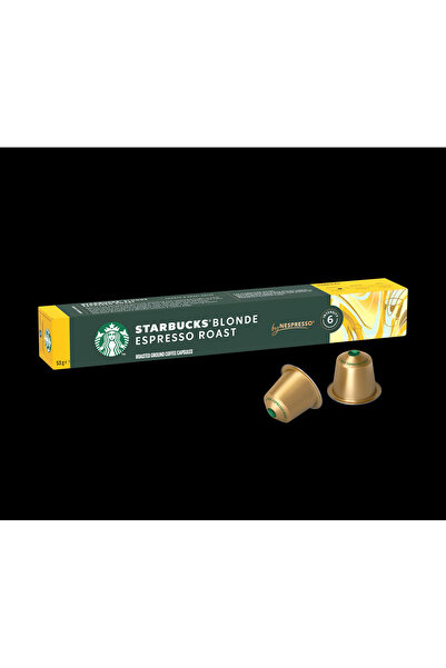 Starbucks Espresso Roast Blonde 10 Capsule Nespresso