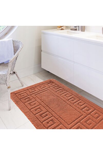 NO BRAND Covorașe de baie decupate, Set etnic Ginger, 50 cm x 80 cm și 40 cm