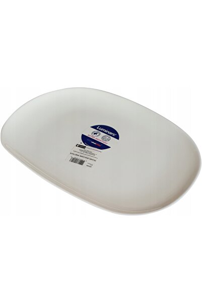 Luminarc MĂSUȚĂ SEMILUNĂ 35X24CM STICLĂ SECURIZATĂ ALBĂ