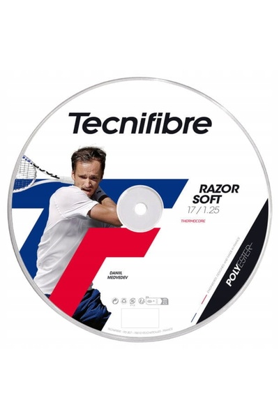 NO BRAND Tecnifibre Razor Soft 1.20 rolă de coardă de tenis 200m