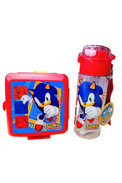 Disney Sonic 500 ml Water Bottle and Lunch Box
