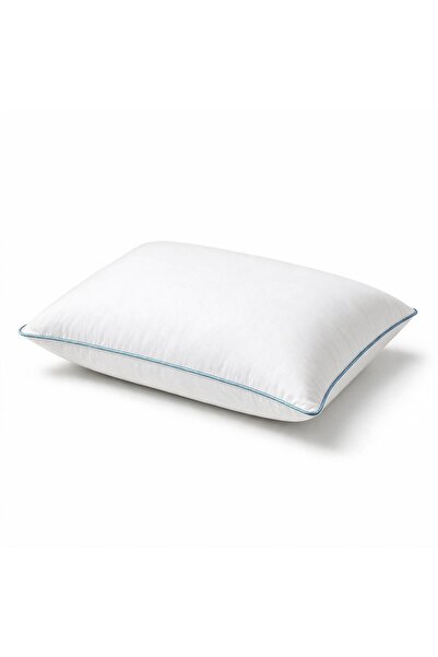 Binna Soft Eco Biyeli Yastık 50x70 cm 600 gr Boncuk Silikon Elyaf Dolgulu - Bebe Mavisi