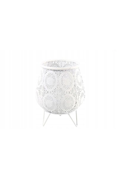 NO BRAND Felinar Oriental Nova Alb Pe Piciorușe H.21 cm